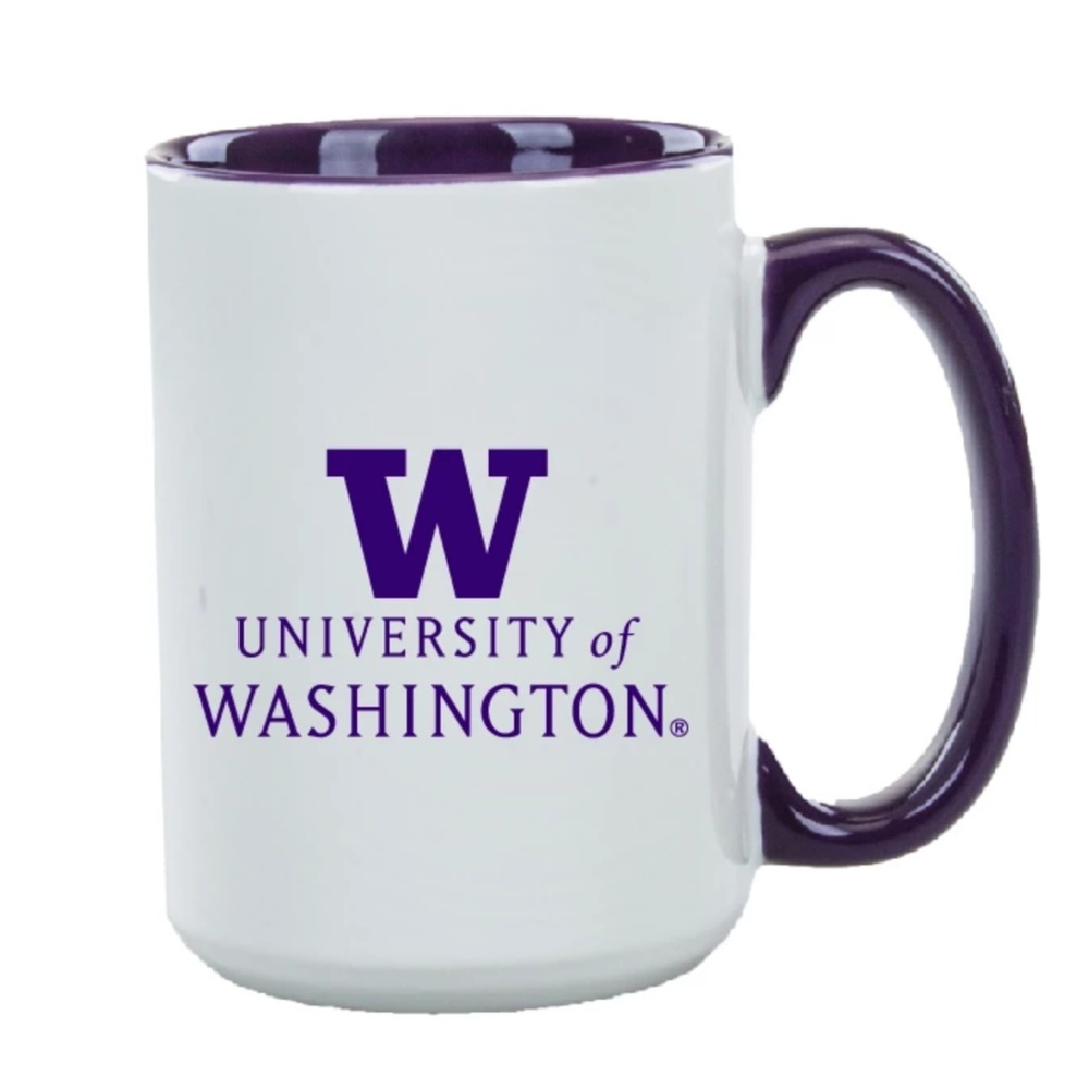 University of Washington "W" 15oz Ceramic Beverage